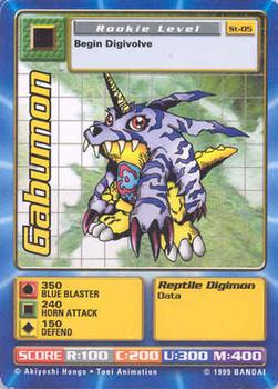 2001 Digimon Battle Series 1 Starter Set #ST-05 Gabumon Front
