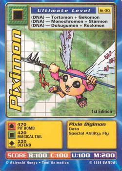 2001 Digimon Battle Series 1 Starter Set #ST-30 Piximon Front