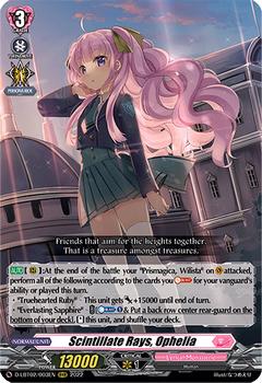 2022 Cardfight!! Vanguard Lyrical Booster Pack 02: Lyrical Monasterio It’s a New School Term! #3 Scintillate Rays, Ophelia Front