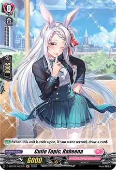 2022 Cardfight!! Vanguard Lyrical Booster Pack 02: Lyrical Monasterio It’s a New School Term! #83 Cutie Topic, Rabeena Front