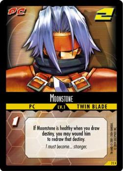 2004 Dothack Enemy Distortion CCG  #4 Moonstone Front