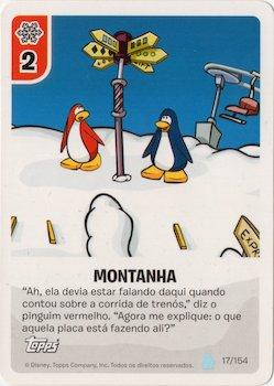 2013 Topps Club Penguin Desafio Ninja #17/154 Montanha Front