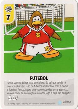 2013 Topps Club Penguin Desafio Ninja #20/154 Futebol Front