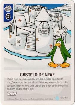 2013 Topps Club Penguin Desafio Ninja #57/154 Castelo de Neve Front