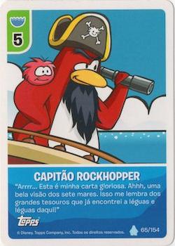 2013 Topps Club Penguin Desafio Ninja #65/154 Capitão Rockhopper Front