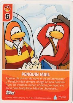 2013 Topps Club Penguin Desafio Ninja #75/154 Penguin Mail Front