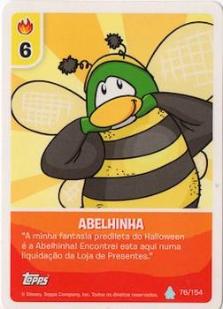 2013 Topps Club Penguin Desafio Ninja #76/154 Abelhinha Front