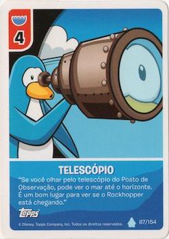 2013 Topps Club Penguin Desafio Ninja #87/154 Telescópio Front