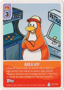2013 Topps Club Penguin Desafio Ninja #93/154 Área VIP Front