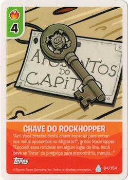 2013 Topps Club Penguin Desafio Ninja #94/154 Chave do Rockhopper Front