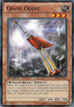 2013 Yu-Gi-Oh! V for Victory English 1st Edition - Power-Up Pack #YS13-ENV06 Crane Crane Front