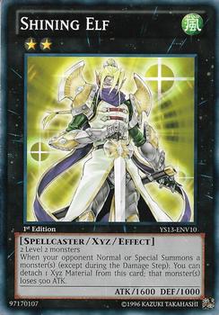 2013 Yu-Gi-Oh! V for Victory English 1st Edition - Power-Up Pack #YS13-ENV10 Shining Elf Front