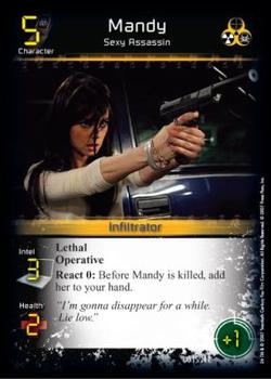2007 24 TCG Day 0 - Foil #15 Mandy, Sexy Assassin Front