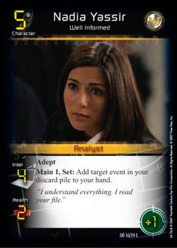 2007 24 TCG Day 0 - Foil #16 Nadia Yassir, Well Informed Front