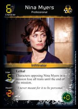 2007 24 TCG Day 0 - Foil #17 Nina Myers, Professional Front