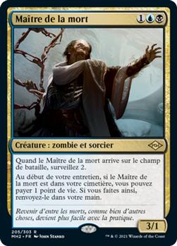 2021 Magic The Gathering Modern Horizons 2 (French) #205 Maître de la mort Front