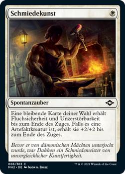 2021 Magic The Gathering Modern Horizons 2 (German) #6 Schmiedekunst Front