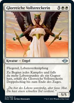 2021 Magic The Gathering Modern Horizons 2 (German) #14 Glorreiche Vollstreckerin Front