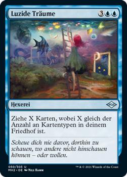 2021 Magic The Gathering Modern Horizons 2 (German) #50 Luzide Träume Front