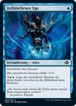 2021 Magic The Gathering Modern Horizons 2 (German) #62 Zerbrochenes Ego Front