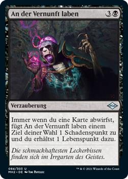2021 Magic The Gathering Modern Horizons 2 (German) #84 An der Vernunft laben Front