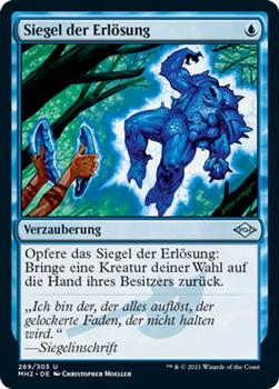 2021 Magic The Gathering Modern Horizons 2 (German) #269 Siegel der Erlösung Front