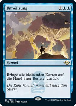 2021 Magic The Gathering Modern Horizons 2 (German) #270 Umwälzung Front