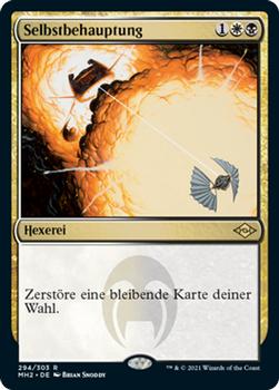 2021 Magic The Gathering Modern Horizons 2 (German) #294 Selbstbehauptung Front