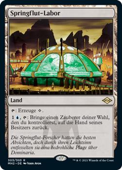 2021 Magic The Gathering Modern Horizons 2 (German) #303 Springflut-Labor Front