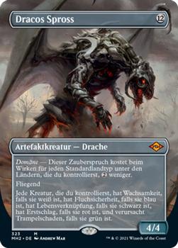 2021 Magic The Gathering Modern Horizons 2 (German) #323 Dracos Spross Front