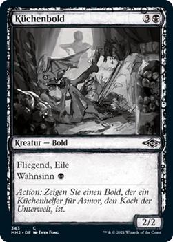 2021 Magic The Gathering Modern Horizons 2 (German) #343 Küchenbold Front