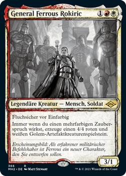 2021 Magic The Gathering Modern Horizons 2 (German) #366 General Ferrous Rokiric Front