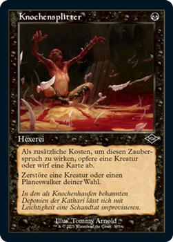 2021 Magic The Gathering Modern Horizons 2 (German) #395 Knochensplitter Front