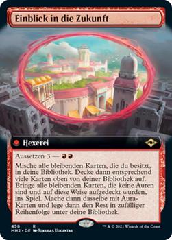 2021 Magic The Gathering Modern Horizons 2 (German) #458 Einblick in die Zukunft Front