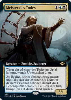 2021 Magic The Gathering Modern Horizons 2 (German) #465 Meister des Todes Front