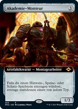 2021 Magic The Gathering Modern Horizons 2 (German) #469 Akademie-Monteur Front