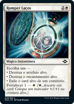 2021 Magic The Gathering Modern Horizons 2 (Portuguese) #8 Romper Laços Front