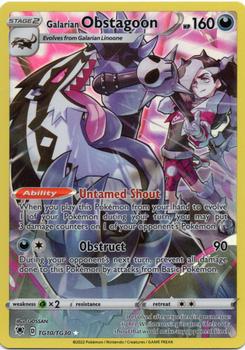 2022 Pokemon Sword & Shield Astral Radiance - Trainer Gallery #TG10/TG30 Galarian Obstagoon Front