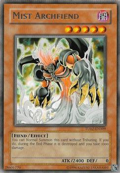 2010 Yu-Gi-Oh! Turbo Pack: Booster Two English #TU02-EN009 Mist Archfiend Front