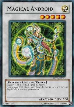 2010 Yu-Gi-Oh! Turbo Pack: Booster Three English #TU03-EN009 Magical Android Front
