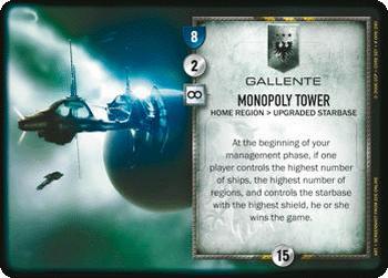 2007 Eve: The Second Genesis Core Set CCG #9 Monopoly Tower Front