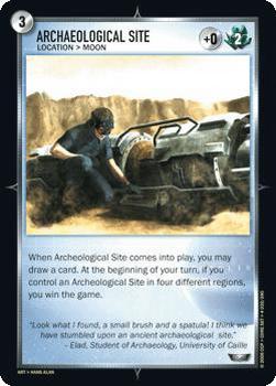 2007 Eve: The Second Genesis Core Set CCG #32 Archeological Site Front