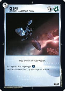 2007 Eve: The Second Genesis Core Set CCG #42 Ice Ore Front