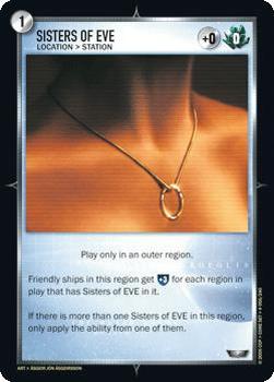 2007 Eve: The Second Genesis Core Set CCG #55 Sisters of Eve Front