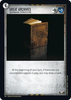 2007 Eve: The Second Genesis Core Set CCG #74 Great Archives Front