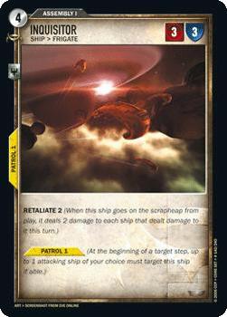 2007 Eve: The Second Genesis Core Set CCG #142 Inquisitor Front