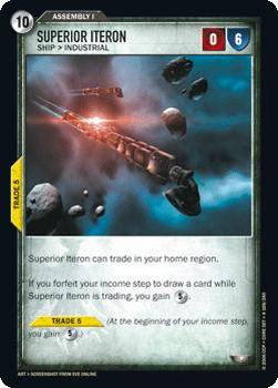 2007 Eve: The Second Genesis Core Set CCG #168 Superior Iteron Front