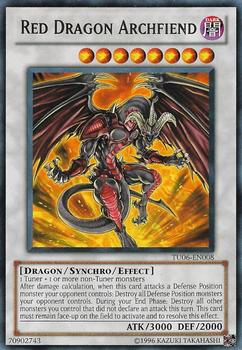2011 Yu-Gi-Oh! Turbo Pack: Booster Six English #TU06-EN008 Red Dragon Archfiend Front