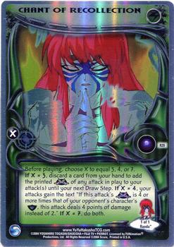 2005 Yu Yu Hakusho Alliance #R29 Chant Of Recollection (Foil) Front