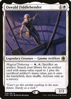 2021 Magic The Gathering Adventures in the Forgotten Realms #28 Oswald Fiddlebender Front
